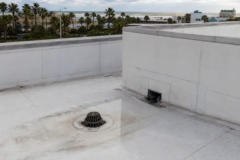 Low-slope commercial roof scope example for replacement planning